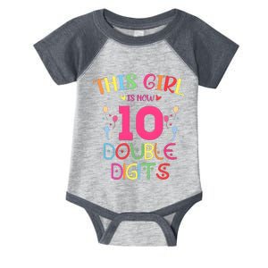 This Girl Is Now 10 Double Digits Infant Baby Jersey Bodysuit