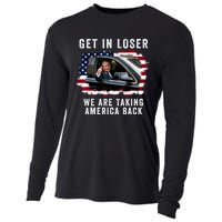 Trump Get In Loser Were Taking America Back Cooling Performance Long Sleeve Crew