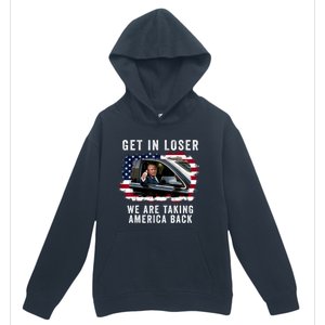 Trump Get In Loser Were Taking America Back Urban Pullover Hoodie