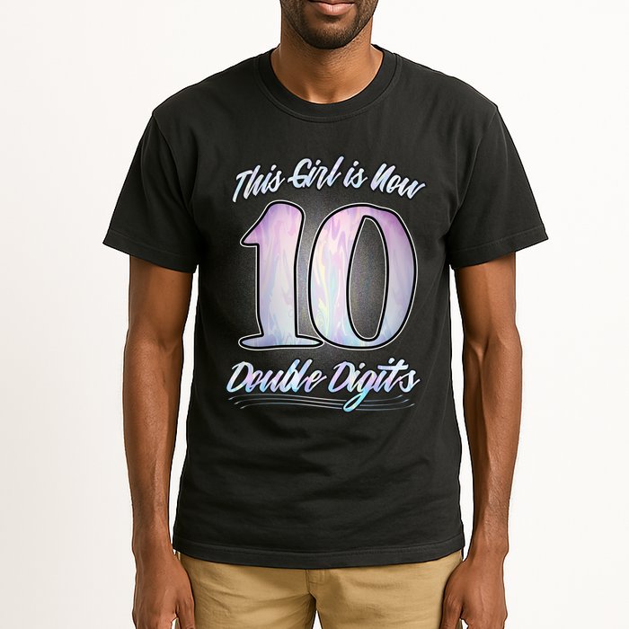 This Girl Is Now 10 Double Digits Birthday Gift Tall T-Shirt