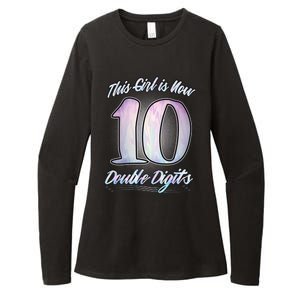 This Girl Is Now 10 Double Digits Birthday Gift Womens CVC Long Sleeve Shirt