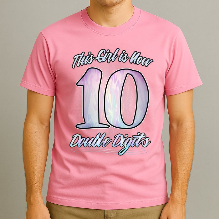 This Girl Is Now 10 Double Digits Birthday Gift T-Shirt