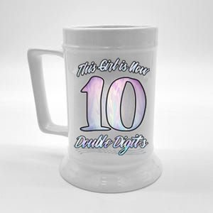 This Girl Is Now 10 Double Digits Birthday Gift Beer Stein