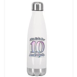 This Girl Is Now 10 Double Digits Birthday Gift Stainless Steel Insulated Water Bottle