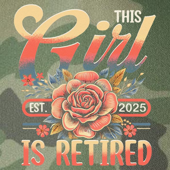 This Girl Is Retired 2025 Not My Problem Anymore Legacy Tie Dye Trucker Hat
