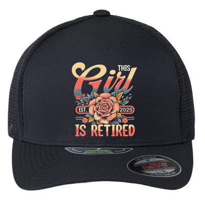 This Girl Is Retired 2025 Not My Problem Anymore Flexfit Unipanel Trucker Cap