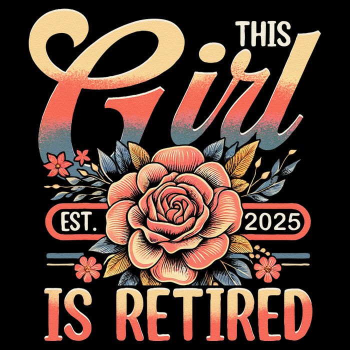 This Girl Is Retired 2025 Not My Problem Anymore Drawstring Bag