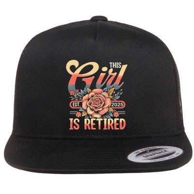 This Girl Is Retired 2025 Not My Problem Anymore Flatbill Hat