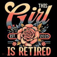 This Girl Is Retired 2025 Not My Problem Anymore Flatbill Hat