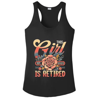 This Girl Is Retired 2025 Not My Problem Anymore Ladies PosiCharge Competitor Racerback Tank