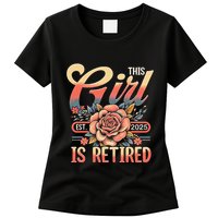 This Girl Is Retired 2025 Not My Problem Anymore Womens T-Shirt