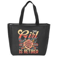 This Girl Is Retired 2025 Not My Problem Anymore Zip Tote Bag