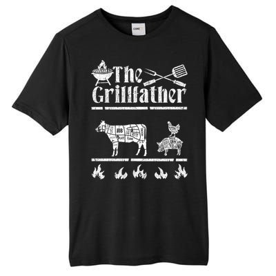 The Grillfather Id Smoke That Bbq Funny Gift Tall Fusion ChromaSoft Performance T-Shirt