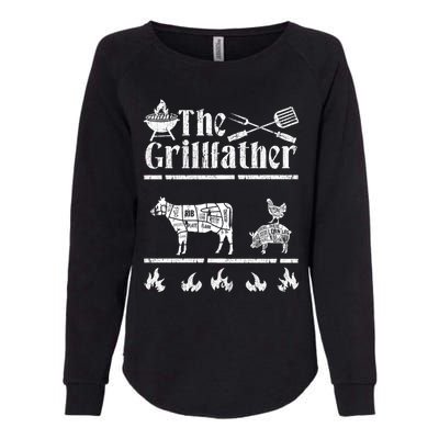 The Grillfather Id Smoke That Bbq Funny Gift Womens California Wash Sweatshirt