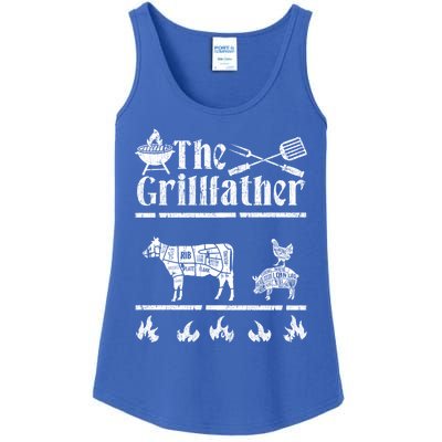 The Grillfather Id Smoke That Bbq Funny Gift Ladies Essential Tank