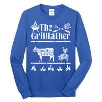 The Grillfather Id Smoke That Bbq Funny Gift Tall Long Sleeve T-Shirt