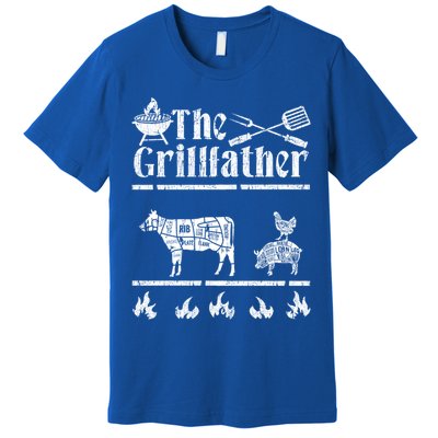 The Grillfather Id Smoke That Bbq Funny Gift Premium T-Shirt