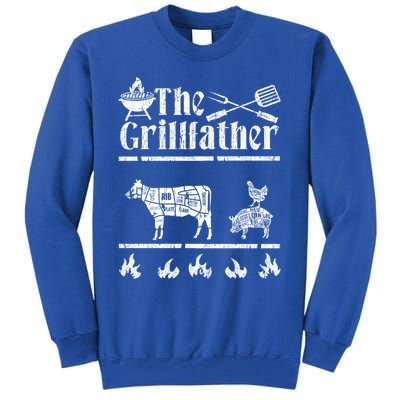 The Grillfather Id Smoke That Bbq Funny Gift Tall Sweatshirt