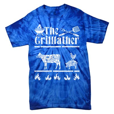 The Grillfather Id Smoke That Bbq Funny Gift Tie-Dye T-Shirt