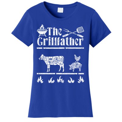 The Grillfather Id Smoke That Bbq Funny Gift Women's T-Shirt