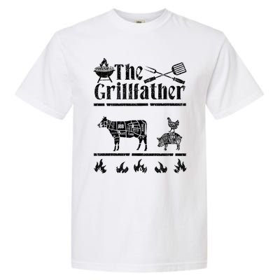 The Grillfather Id Smoke That Bbq Funny Gift Garment-Dyed Heavyweight T-Shirt