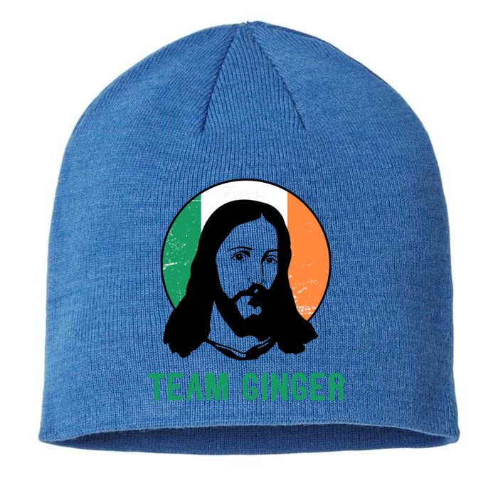 Team Ginger Ireland Flag Jesus St Patricks Day Gift Sustainable Beanie