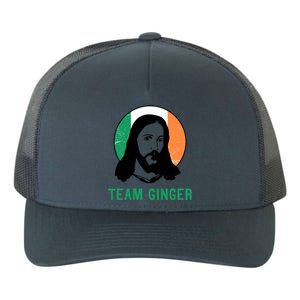 Team Ginger Ireland Flag Jesus St Patricks Day Gift Yupoong Adult 5-Panel Trucker Hat