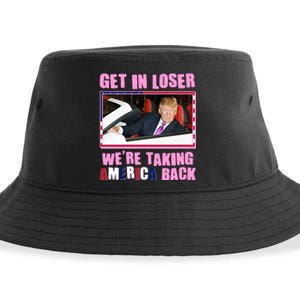 Trump Get In Loser Were Taking America Back Sustainable Bucket Hat