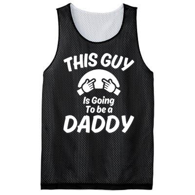 This Guy Is Going To Be A Daddy Mesh Reversible Basketball Jersey Tank