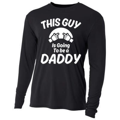 This Guy Is Going To Be A Daddy Cooling Performance Long Sleeve Crew