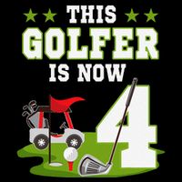 This Golfer Is Now 4 Year Old Birthday 4rd Golf Party Impact Tech Backpack