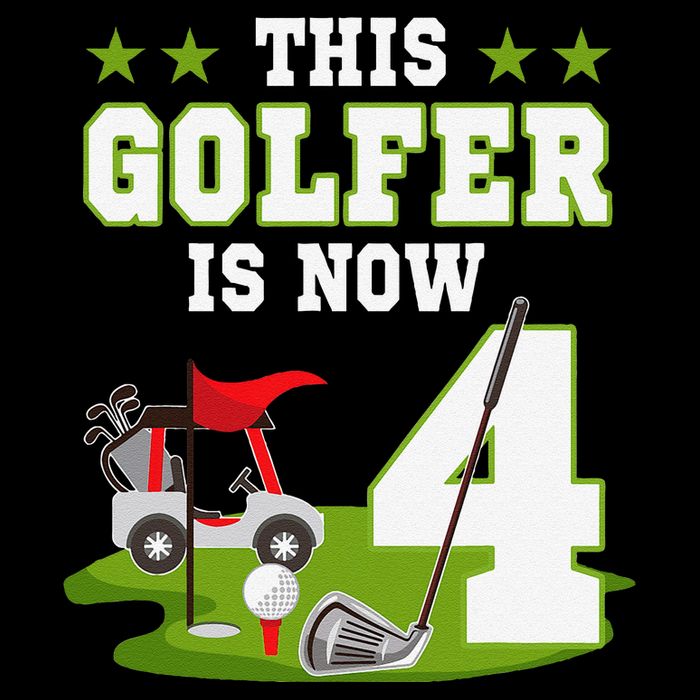 This Golfer Is Now 4 Year Old Birthday 4rd Golf Party Impact Tech Backpack