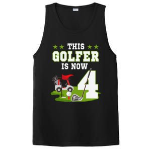 This Golfer Is Now 4 Year Old Birthday 4rd Golf Party PosiCharge Competitor Tank