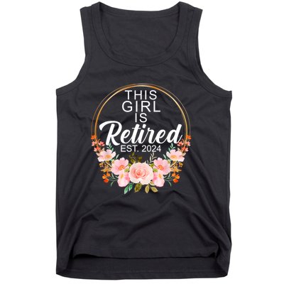 This Girl Is Retired Est. 2024 Retirement Tank Top