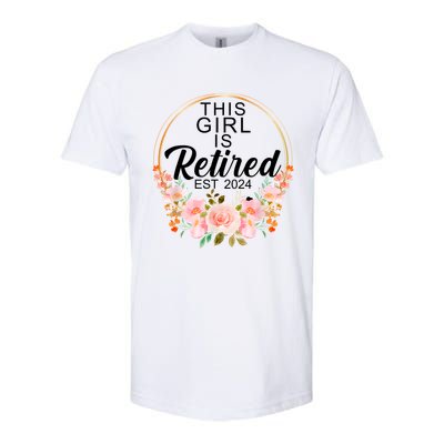 This Girl Is Retired Est. 2024 Retirement Softstyle CVC T-Shirt