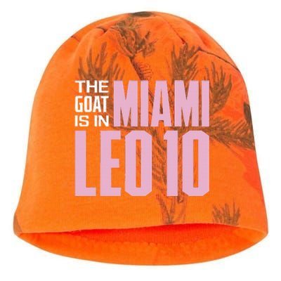 The GOAT Is In Miami Leo 10 Kati - Camo Knit Beanie