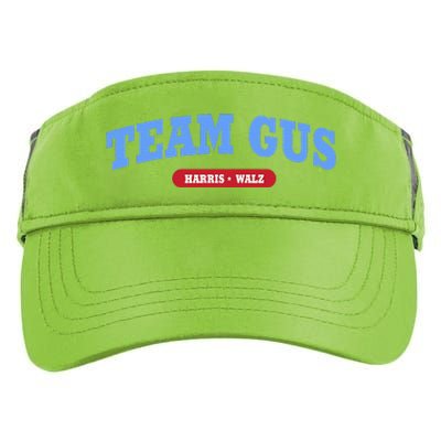 Team Gus IM Voting For Gus Walz Dad Gift Adult Drive Performance Visor