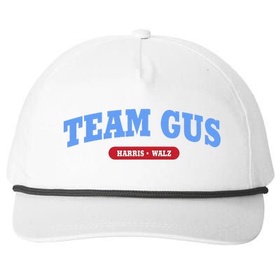 Team Gus IM Voting For Gus Walz Dad Gift Snapback Five-Panel Rope Hat