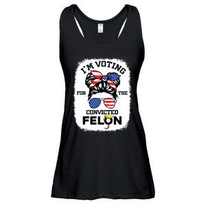 Trump Girl Im Voting Convicted Felon 2024 Vote Trump Ladies Essential Flowy Tank