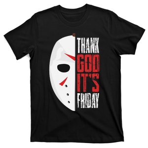 Thank God Its Friday Halloween Horror Scary Movies T-Shirt