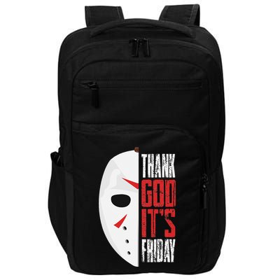 Thank God Its Friday Halloween Horror Scary Movies Impact Tech Backpack