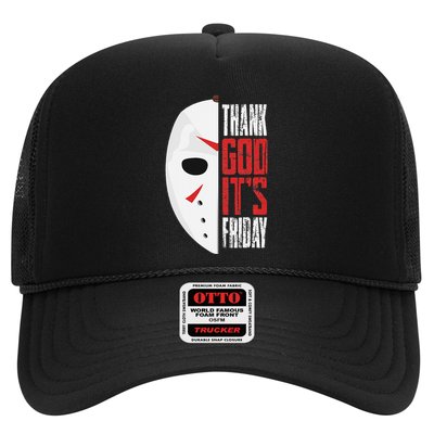 Thank God Its Friday Halloween Horror Scary Movies Trucker Hat