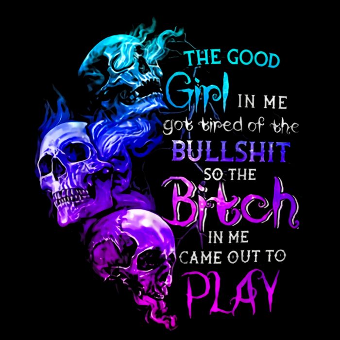 The Good In Me Got Tired Of The Bullshit Cool Gift Drawstring Bag