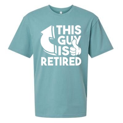 This Guy Is Retired Funny Retirement Retiree Pension Sueded Cloud Jersey T-Shirt