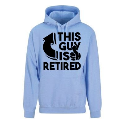 This Guy Is Retired Funny Retirement Retiree Pension Unisex Surf Hoodie