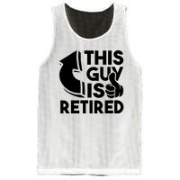 This Guy Is Retired Funny Retirement Retiree Pension Mesh Reversible Basketball Jersey Tank