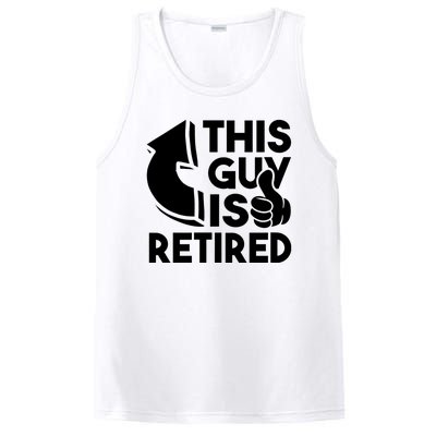 This Guy Is Retired Funny Retirement Retiree Pension PosiCharge Competitor Tank