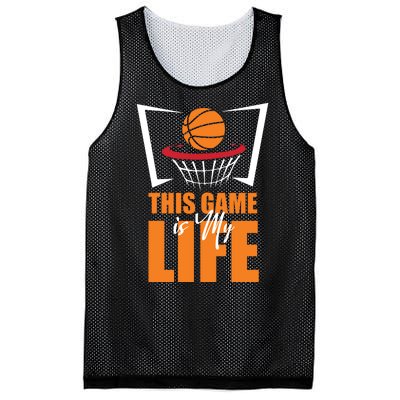 This Game Is My Life Mesh Reversible Basketball Jersey Tank