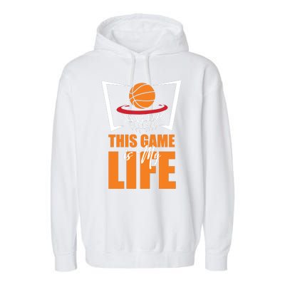 This Game Is My Life Garment-Dyed Fleece Hoodie