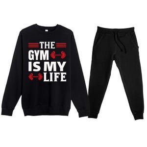 The Gym Is My Life Premium Crewneck Sweatsuit Set